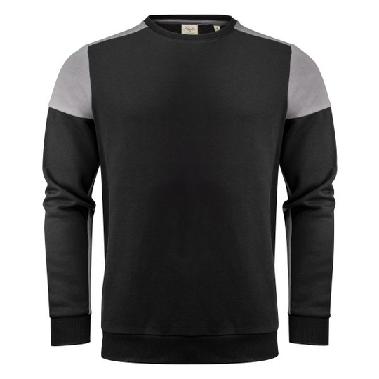 Printer Prime Crewneck Tröja Svart;Mörkgrå