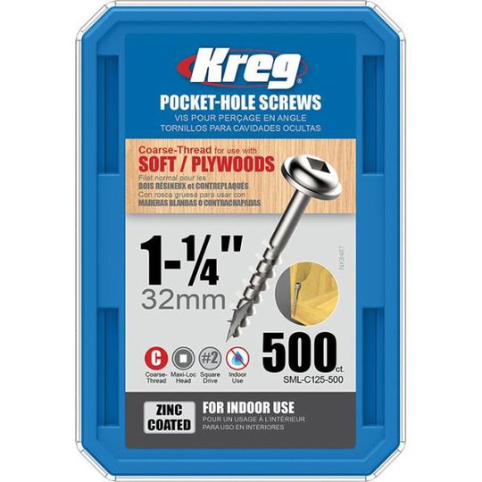 Kreg SML-C125-500 Skruv 32 mm 500-pack