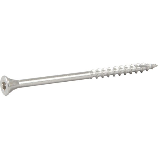 ESSVE 537572 Fasadskruv 4,4x72 mm, rostfri/syrafast A4, band. Blank, 250-pack