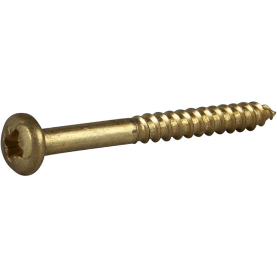 ESSVE 525096 Träskruv TKX, mässing 4 x 40 mm, 6-pack
