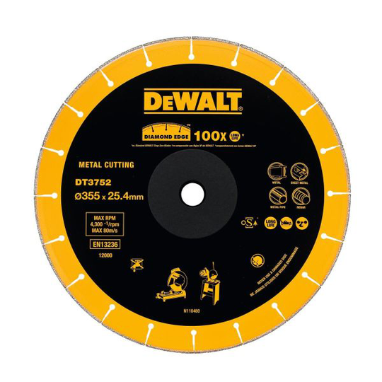 Dewalt DT3752-QZ Diamantkapskiva 355 x 25,4 mm