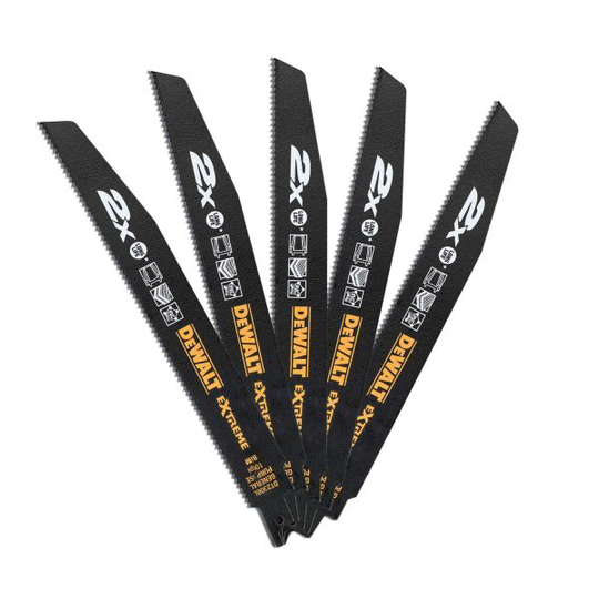 Dewalt DT2308L-QZ Tigersågblad 10 TPI, 5-pack