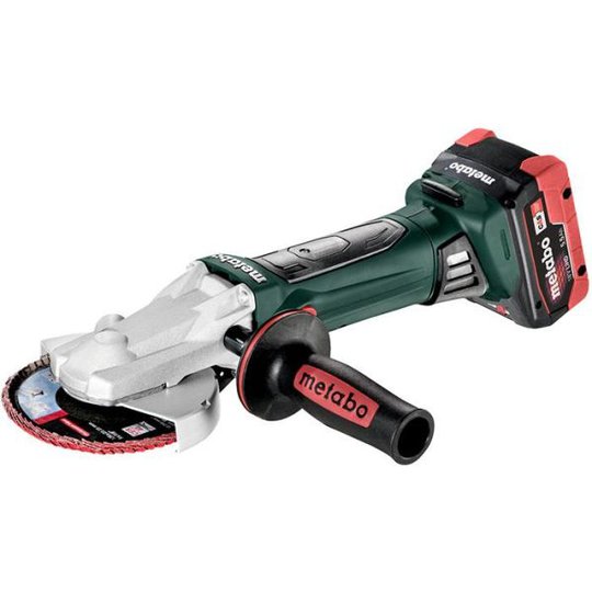 Metabo WF 18 LTX 125 Quick Vinkelslip med 5,5Ah batterier och laddare