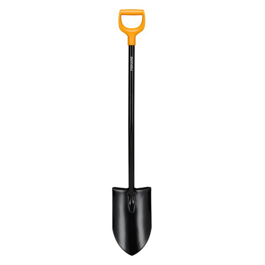 Fiskars Solid 1067517 Spade extra stort blad, svart
