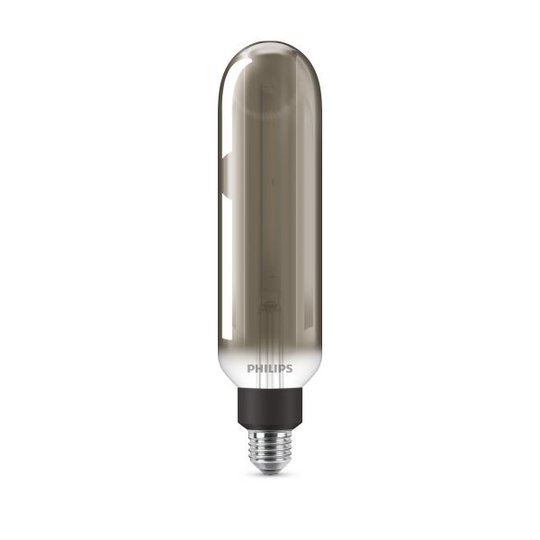 Philips Classic Giant Smoky LED-lampa E27, 4000K, T65, 6,5W