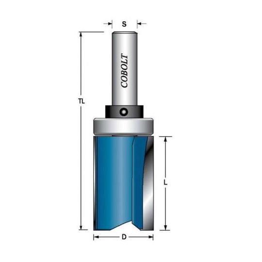 Cobolt 207-013 Mallfräs med styrlager