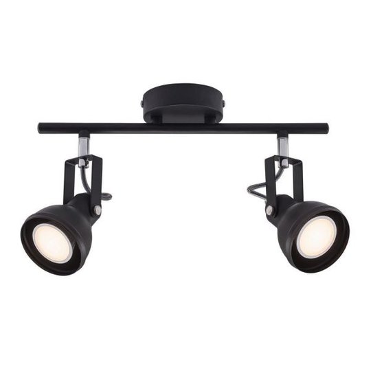 Nordlux ASLAK 45730103 Spotlight 2 spotar, GU10 Svart