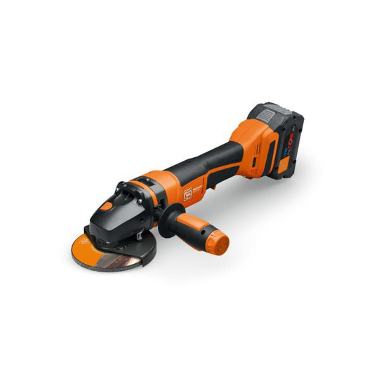 Fein CCG 18-125-10 PD SEC Vinkelslipmaskin med batteri och laddare