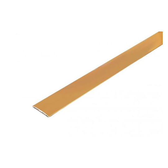 SKARVLIST 38MM SLÄT GULD 100CM SJÄLVHÄFTANDE | Beijerbygg Byggmaterial