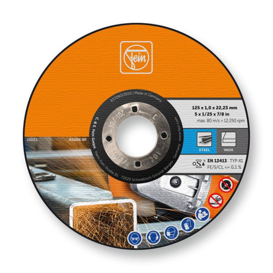 Fein 38199118 Kapskiva Ø125 mm, 25-pack 1 mm