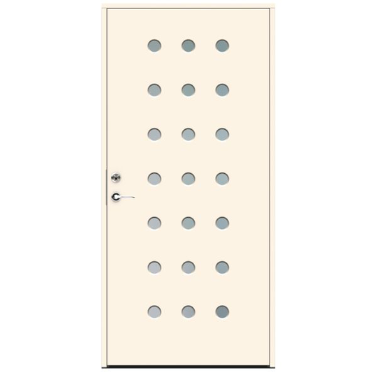 Swedoor Domino Ytterdörr vit (S 0502-Y) 2080x888 mm