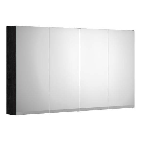 Gustavsberg Artic Spegelskåp 120 cm, svart