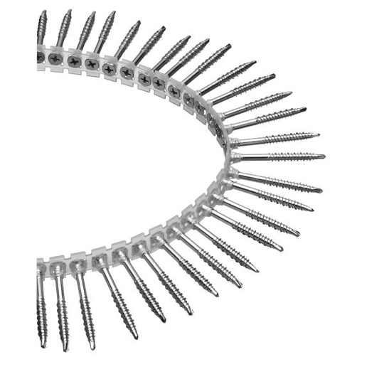Västsvensk Byggskruv RB4851 Universalskruv Ø4,5 x 51 mm, bandad, EFZ, 1000-pack