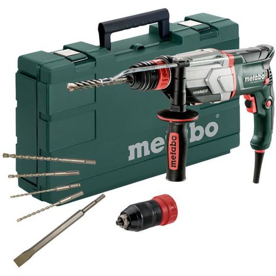 Metabo UHE 2660-2 Quick Set Multihammare med SDS-plus mejselsats, 10 delar, 800 W