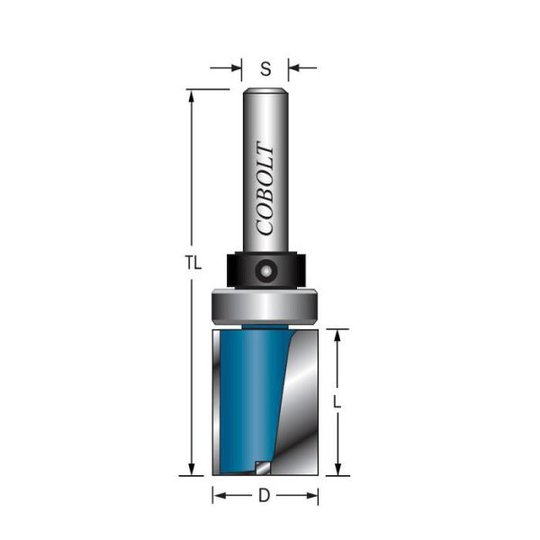 Cobolt 203-122L Mallfräs med styrlager