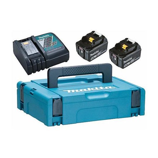 Makita Powerpack 197624-2 Laddpaket 2 x 5,0 AH + laddare