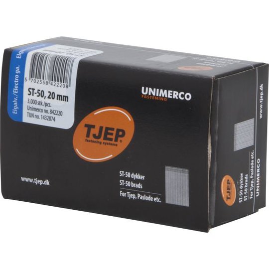 TJEP 842220 Dyckert ST-50, FZB 1,8 x 20 mm, 3000-pack