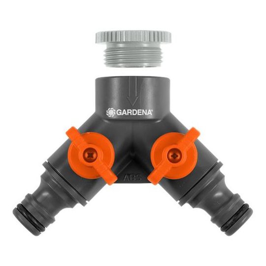 Gardena 936 Tvåvägskran med adapter