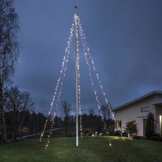 Konstsmide 4780-117 Flaggstångsslinga 5x100 LED, 24V/IP44