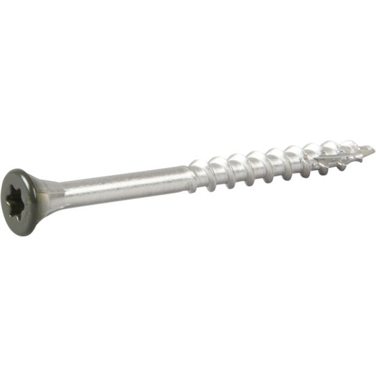 ESSVE 537445 Fasadskruv 4,4x45 mm, rostfri/syrafast A4, band. Svart, 250-pack