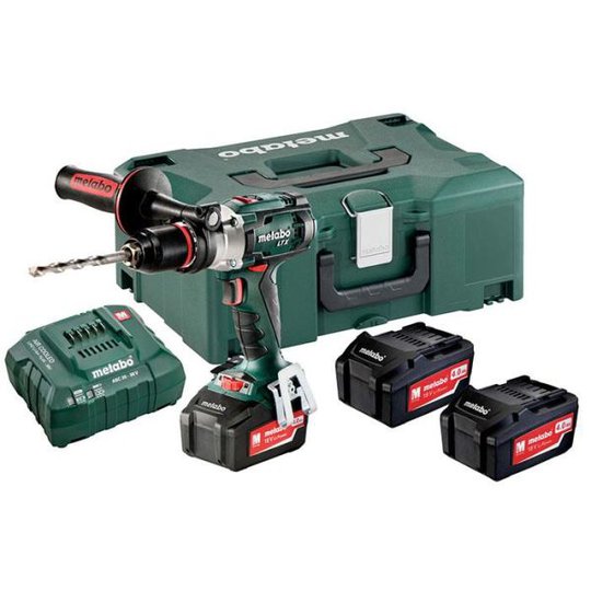 Metabo SB 18 LTX Impuls Set Slagborrmaskin med 4,0Ah batterier och laddare