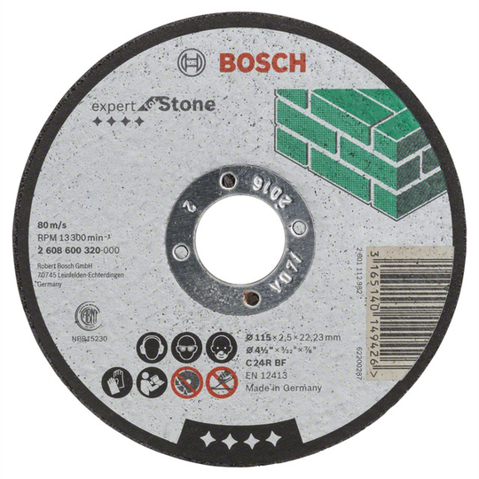 KAPSKIVA STEN RAK 115X2.5MM 1P | Beijerbygg Byggmaterial