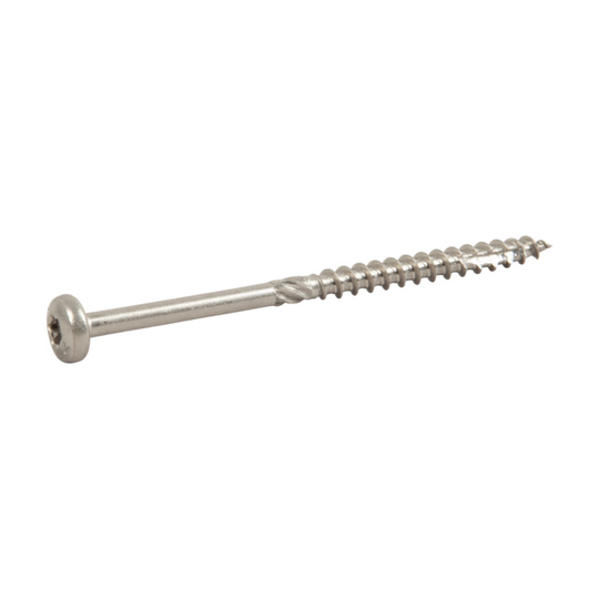 TRÄSKRUV ESSDRIVE KULLRIG SKALLE RF A2 5X70MM | Beijerbygg Byggmaterial