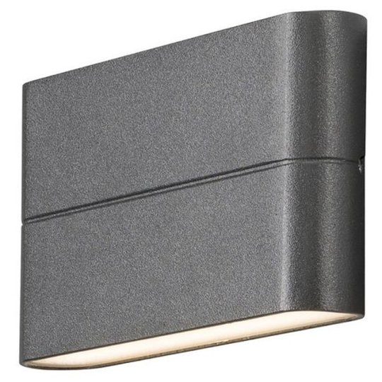 Konstsmide Chieri Väggarmatur 2x6W, LED, antracit