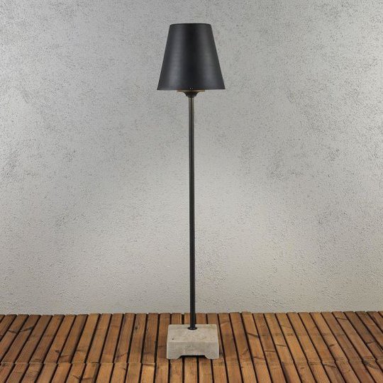 Konstsmide Lucca Lounge Golvlampa 60 W, E24-sockel Svart