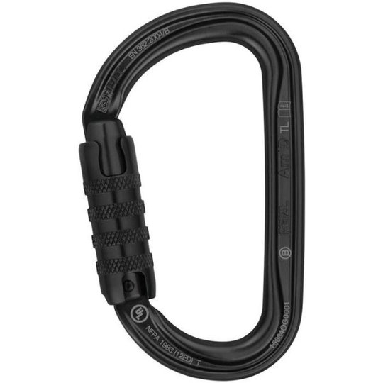 Petzl Am´D Triact autolock Karbin Svart