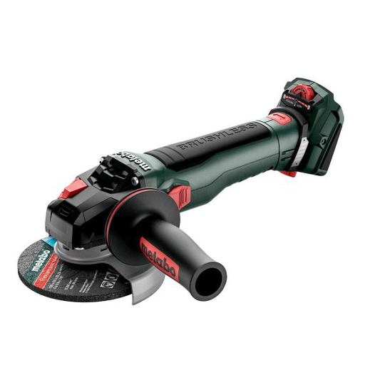 Metabo WVB 18 INOX 18 LT BL 11-125 Q Vinkelslip utan batteri och laddare