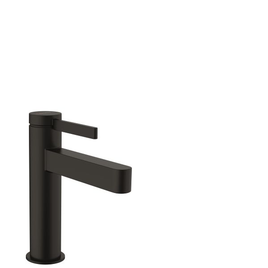 Hansgrohe Finoris 110 Tvättställsblandare push-open ventil Svart