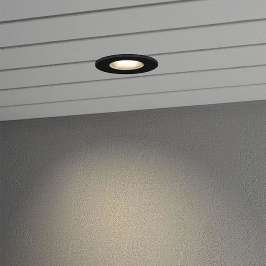 Konstsmide Maavalo Takspotlight 6 W, LED Svart