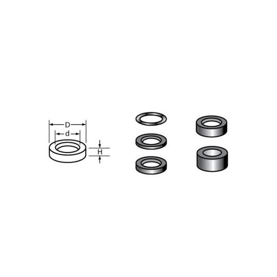 Cobolt 12801 Shims 12,5x8x0,1mm