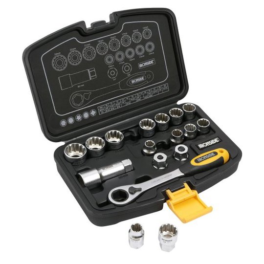 Ironside 116015 Hylsnyckelsats 17 delar