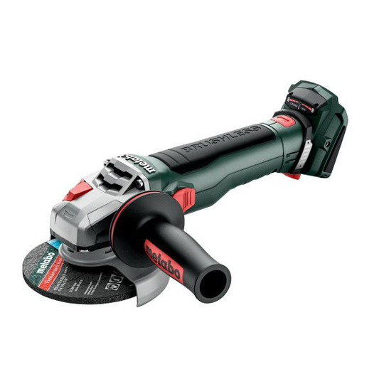 Metabo WB 18 LT BLQ 11-125 Vinkelslip utan batteri och laddare