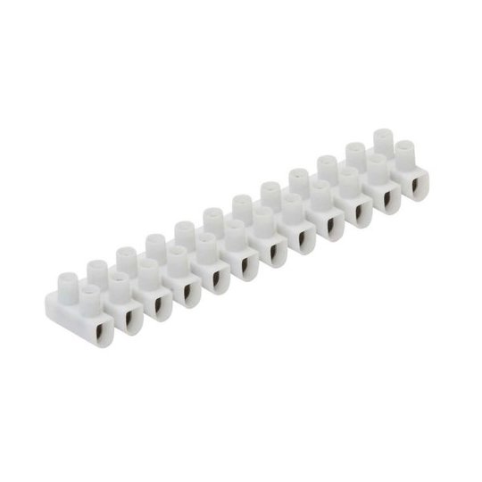 Rutab 1441180 Kopplingslist 12-polig, vit