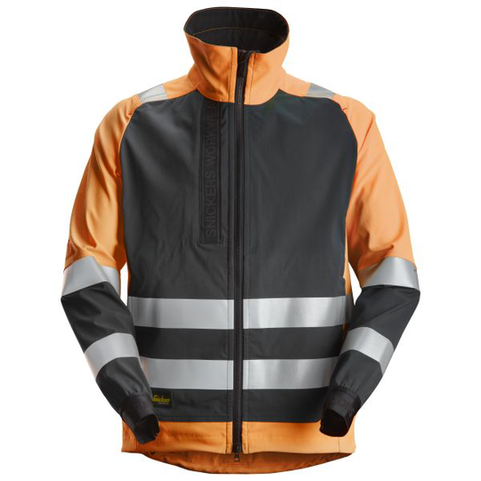 Snickers 1539 Varseljacka orange/svart XS