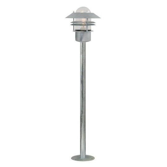 Nordlux BLOKHUS 25078031 Pollare IP54, E27 Galvaniserad