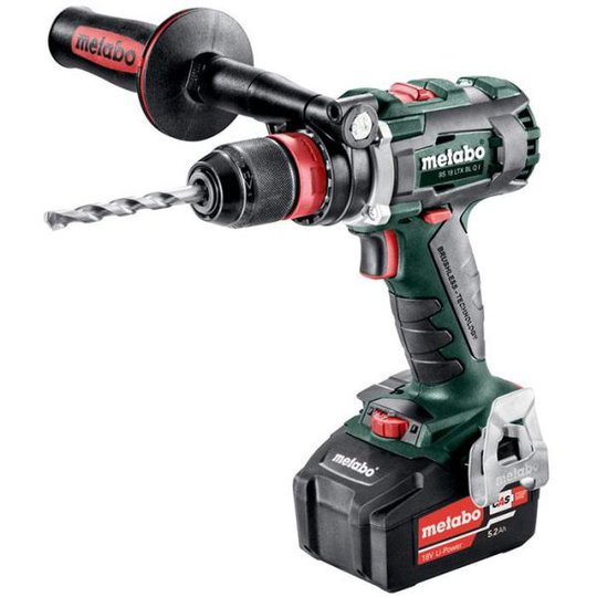 Metabo BS 18 LTX BL Q I Borrskruvdragare med 5,2Ah batterier och laddare