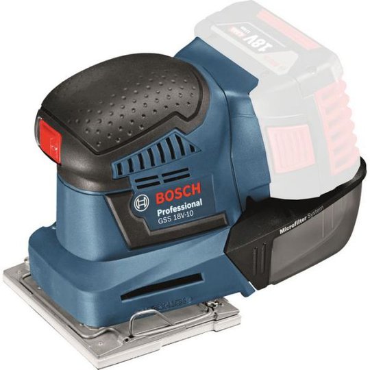 Bosch GSS 18V-10 Planslip utan batterier och laddare