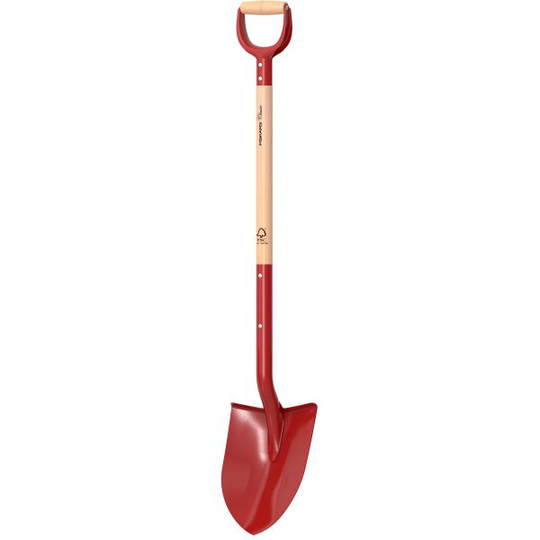 Fiskars 1071929 Trädgårdsspade spetsigt blad, 117 cm