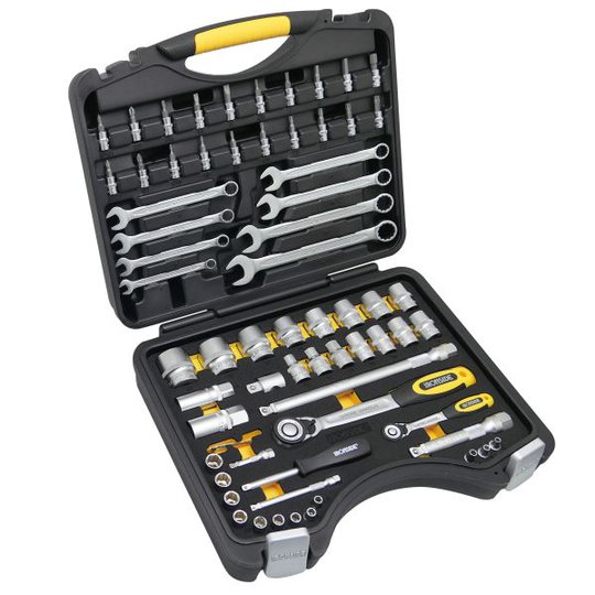 Ironside 102334 Hylsnyckelsats 1/4" & 1/2", 68 delar