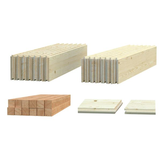 Palmako 103014 Golv till Klara 10,8 m² Grå, impregnerad