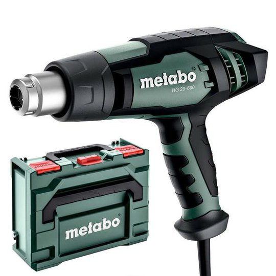 Metabo HG 20-600 Varmluftspistol med MetaBox 145, 2000 W