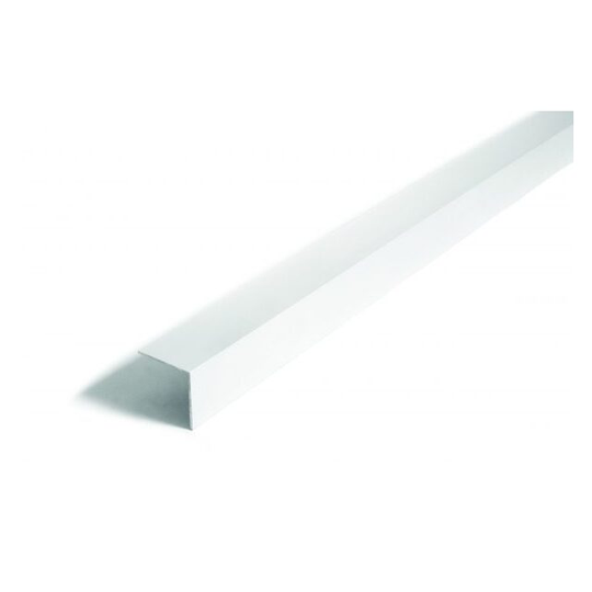 HÖRNSKYDD 20X20MM VIT 300CM ALUMINIUM 1MM | Beijerbygg Byggmaterial