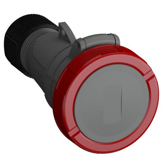 ABB 2CMA101127R1000 Skarvuttag snabbansluten, vibrationsbeständig Röd, 16 A, 4-polig