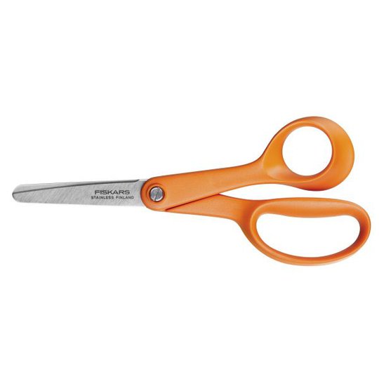 Fiskars First Barnsax 13 cm högerhänt, orange