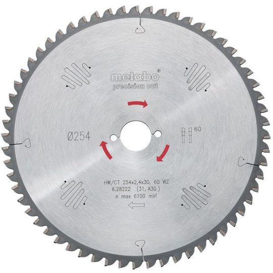 Metabo 628222000 Sågklinga