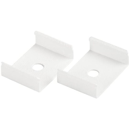 Hide-a-Lite 7504042 Monteringsclips till Art profiler, vit, 2-pack